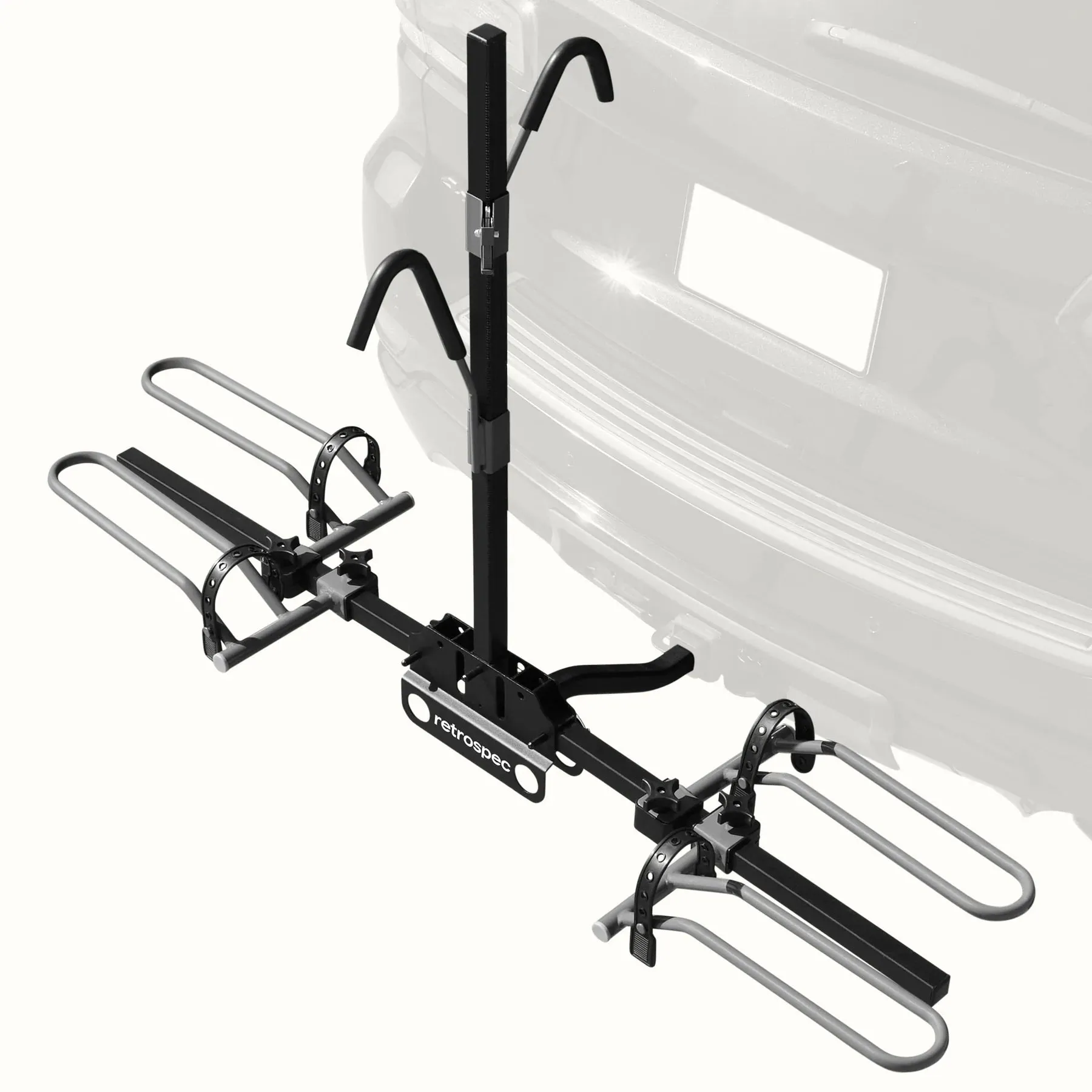 Retrospec Lenox Tray Car Rack Hitch Mount 2 Bike Rack -Live4Bikes
