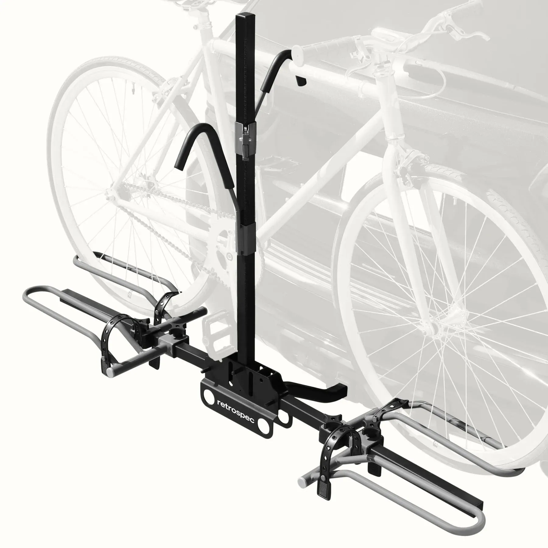 Retrospec Lenox Tray Car Rack Hitch Mount 2 Bike Rack -Live4Bikes
