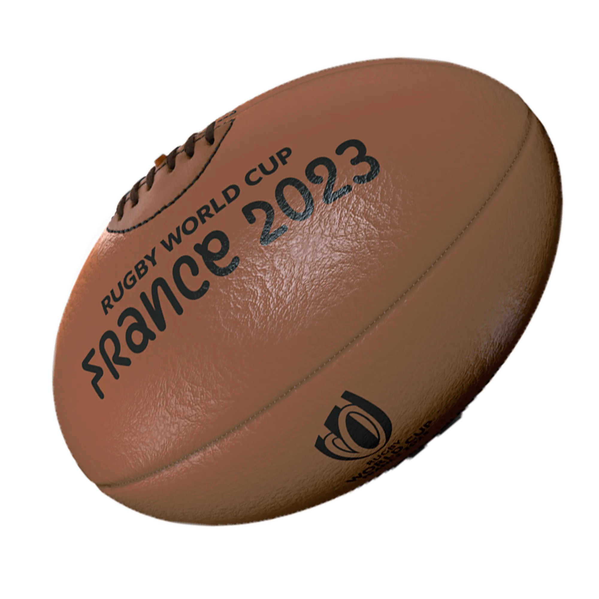 Rugby World Cup 23 Vintage Leather Ball by Gilbert
