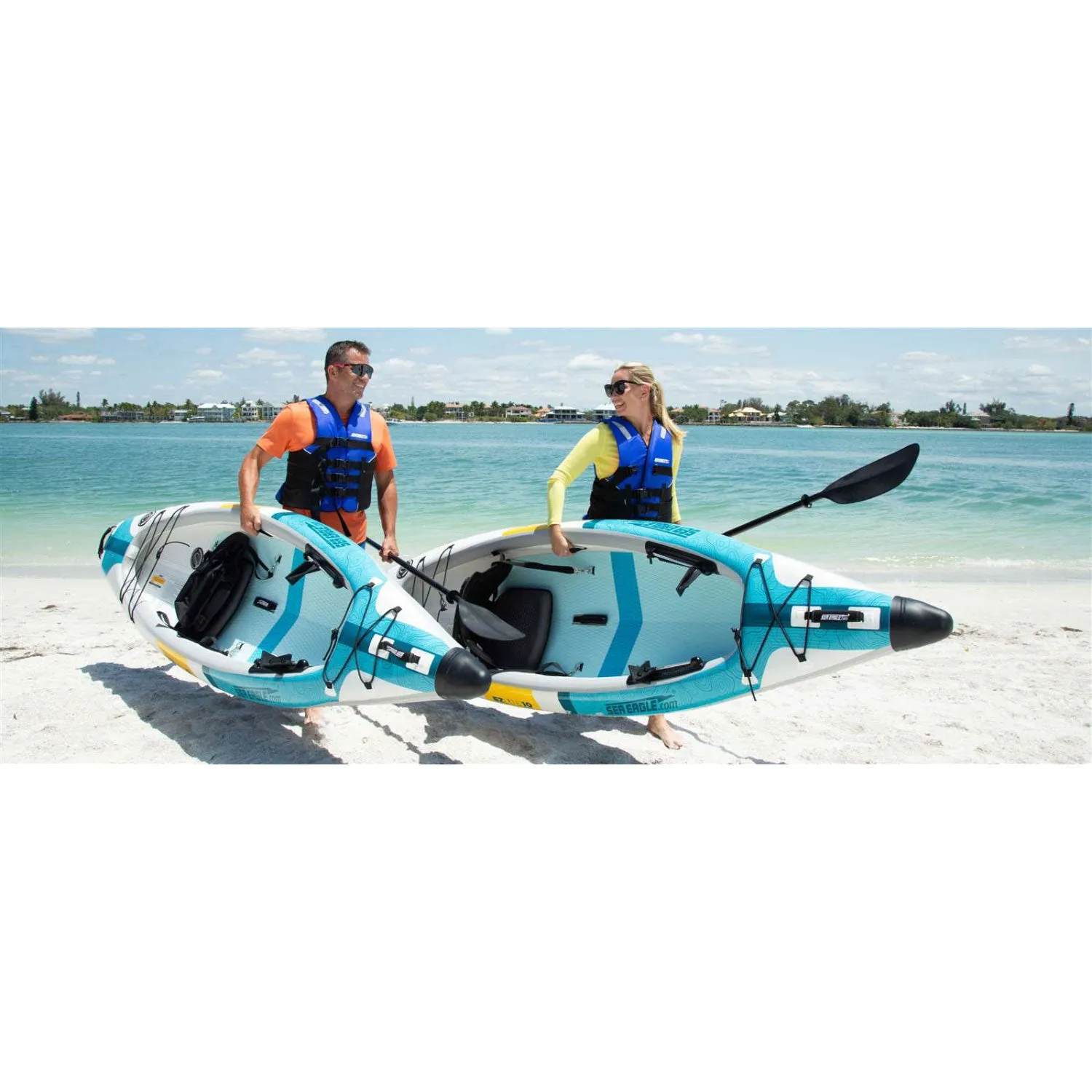 Sea Eagle EZLite 10 Deluxe Inflatable Kayak Package