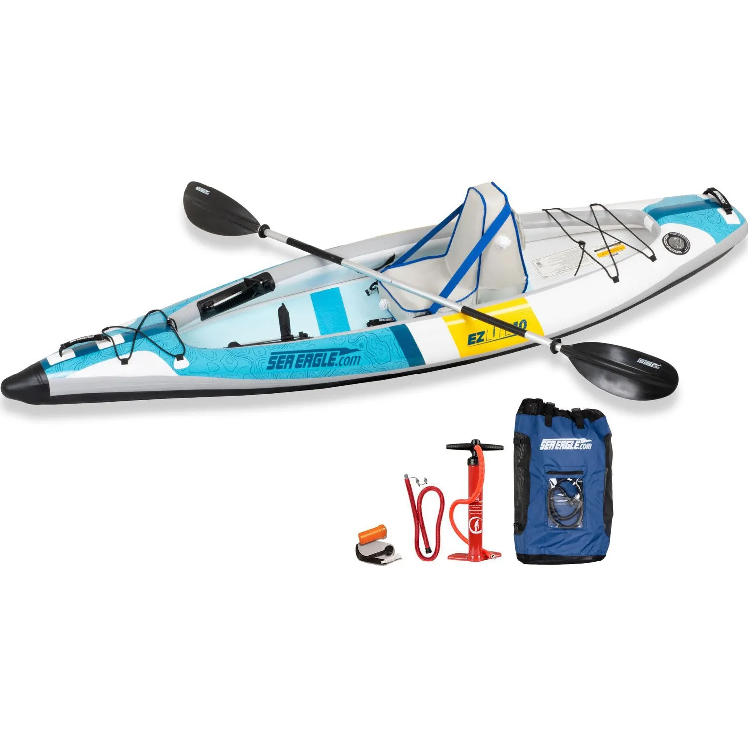Sea Eagle EZLite 10 Deluxe Inflatable Kayak Package
