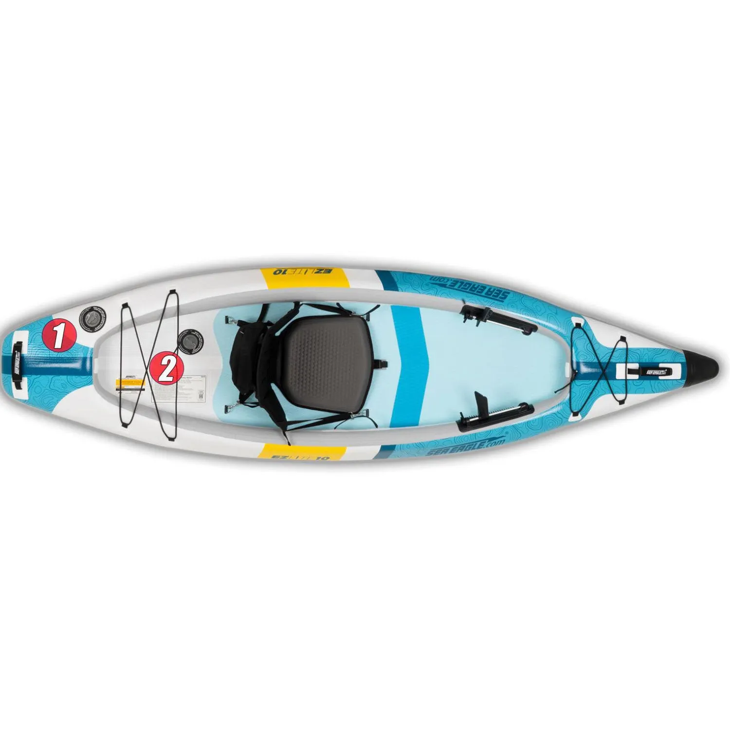 Sea Eagle EZLite 10 Pro Carbon Inflatable Kayak Package