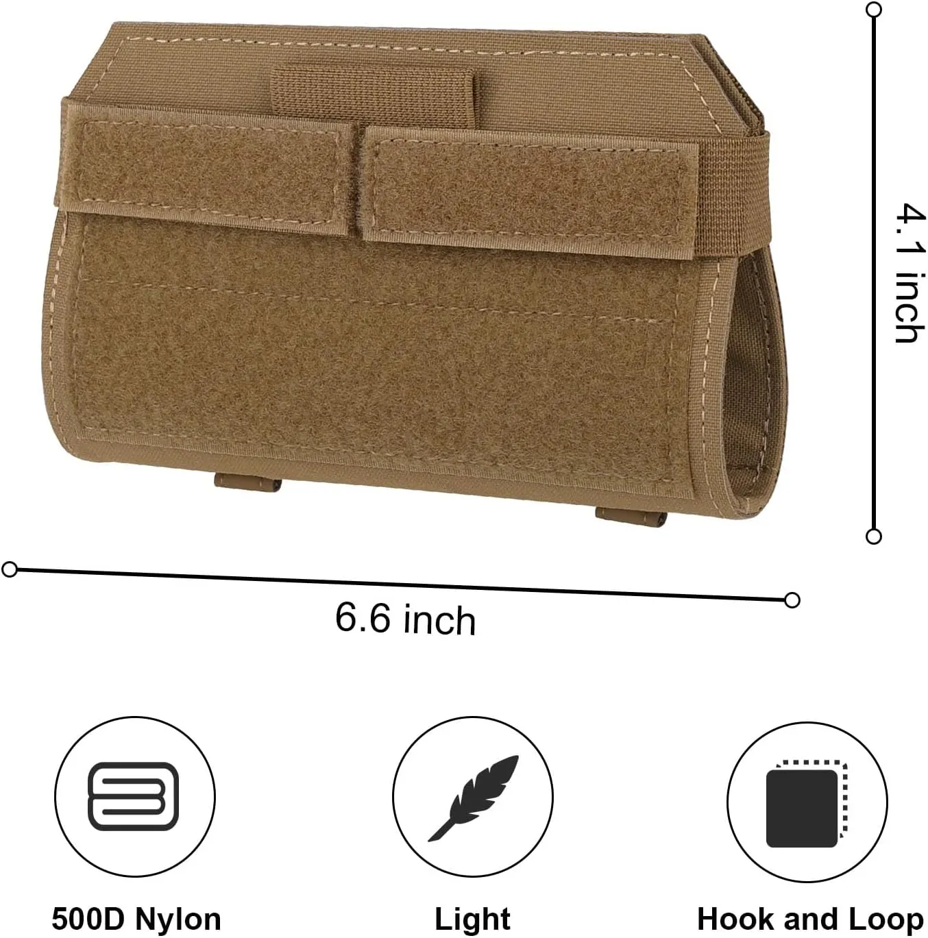 Tactical Phone Pouch Molle Admin Pouches Military Small Utility Cell Phone Carrier Holder for Vest