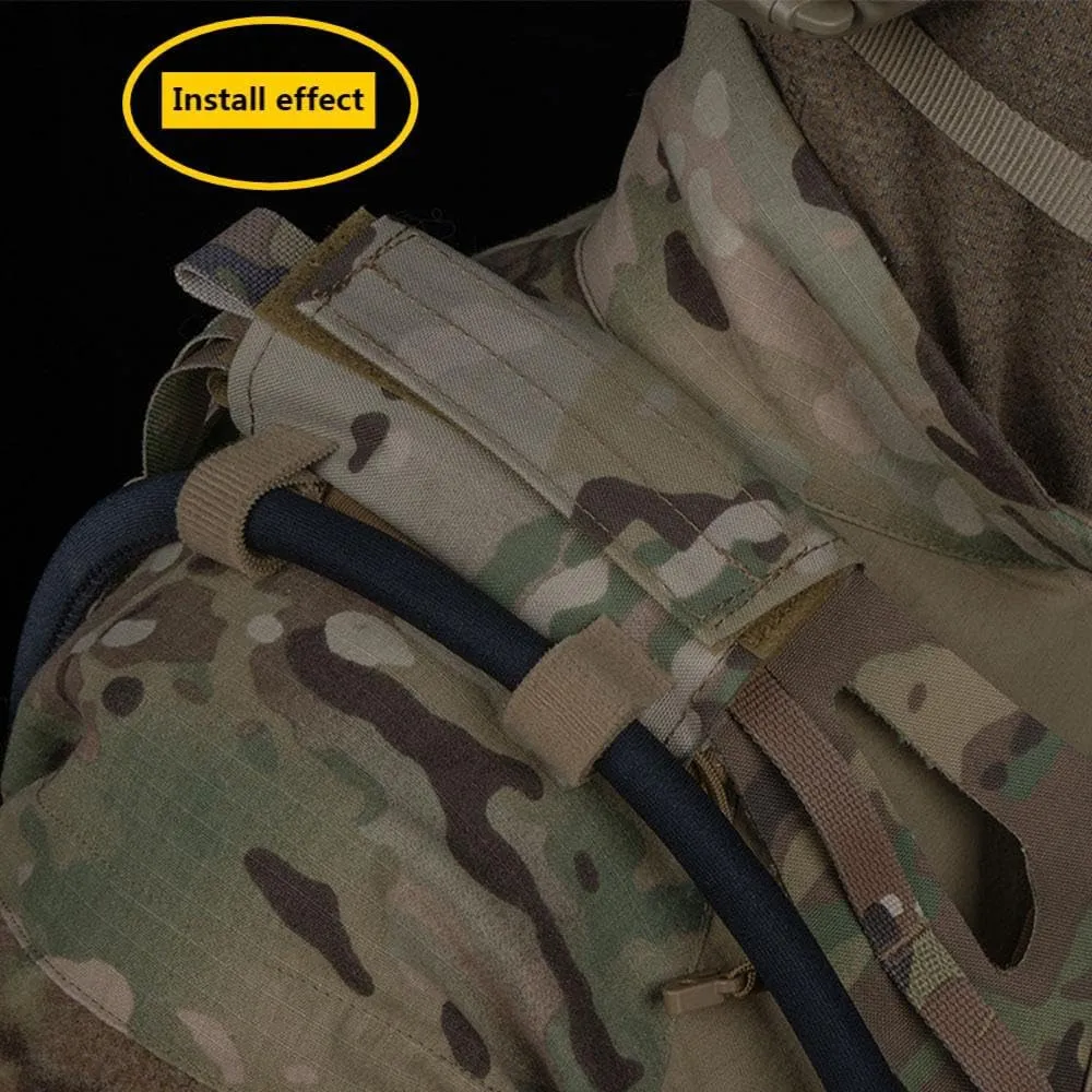 Tactical Vest Shoulder Strap Pad 2 Pack, Plate Carrier Shoulder Cushion Pads with Soft Mesh for Airsoft Gear