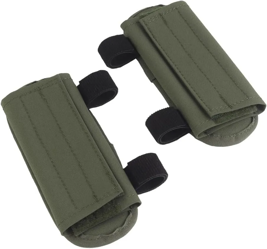 Tactical Vest Shoulder Strap Pad 2 Pack, Plate Carrier Shoulder Cushion Pads with Soft Mesh for Airsoft Gear