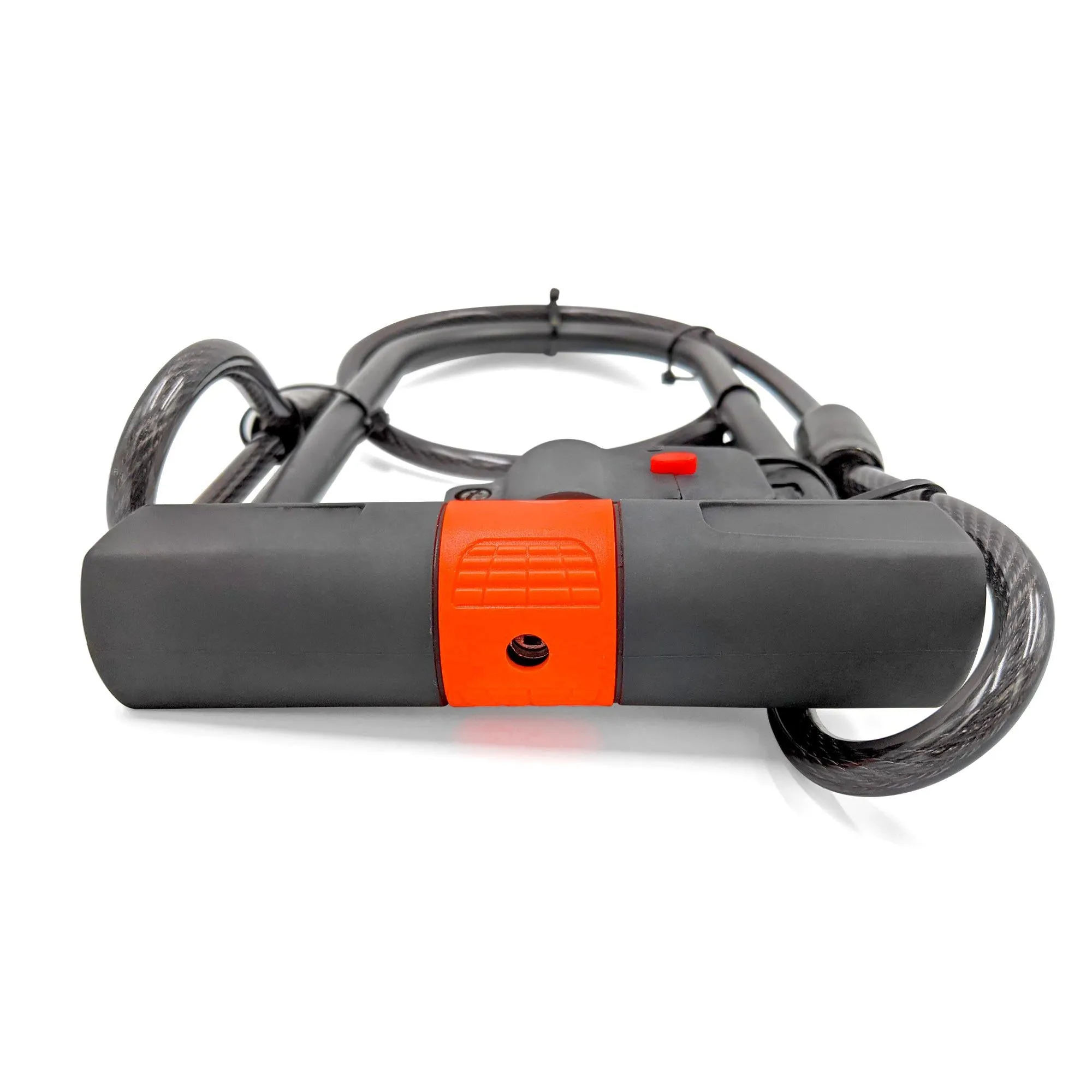 TechShark™ Bike Lock U-Lock with Cable and 2 Keys