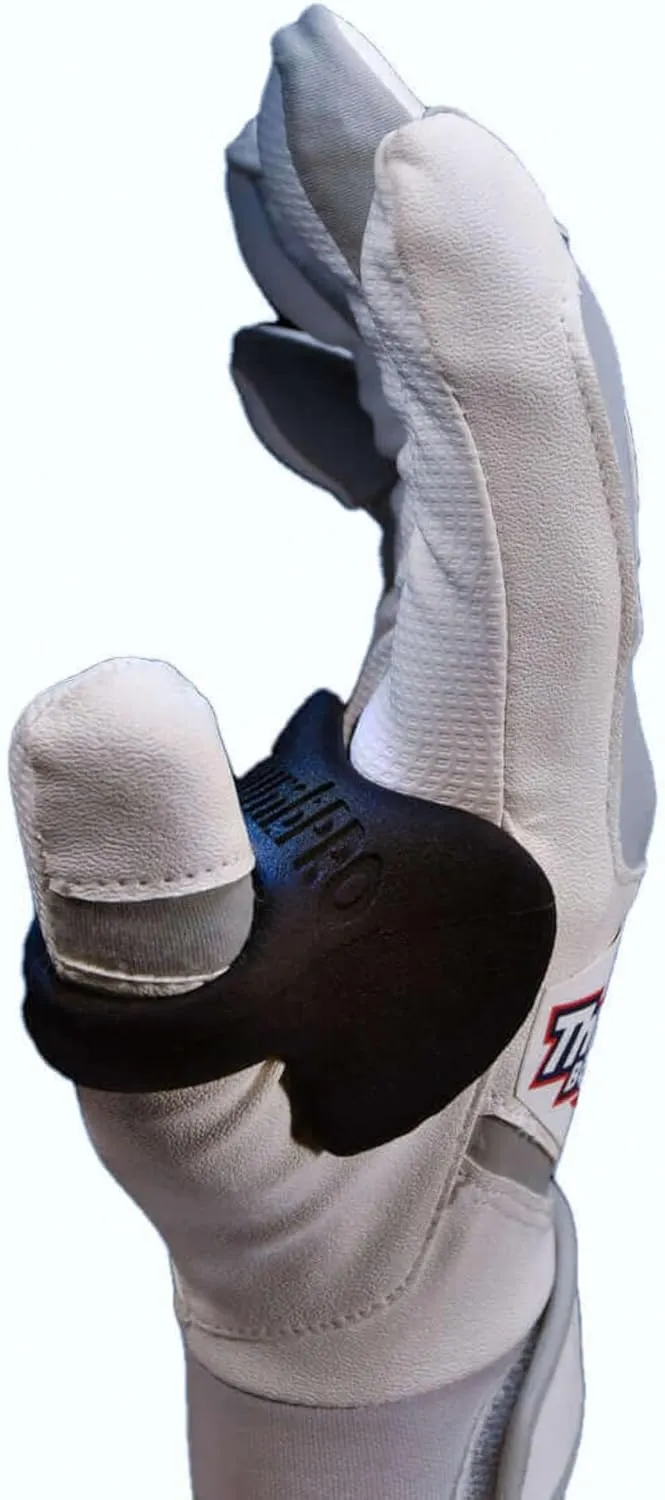 ThumbPRO Baseball Thumb Guard - Batting Aid & Grip Enhancer - Reduces Sting, Improves Swing - for Baseball & Softball - All Levels, Left/Right Hand - 3 Sizes