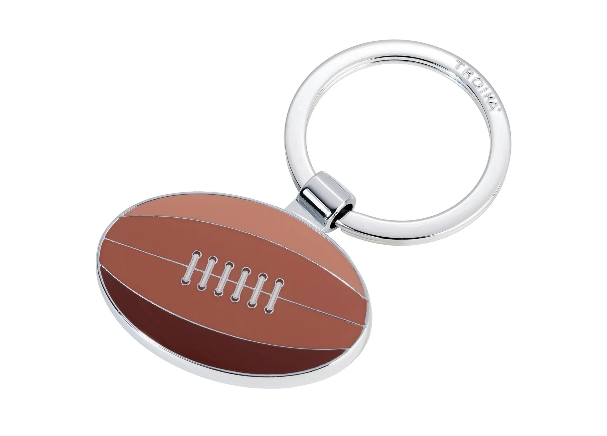 Troika Rugby Charm Keychain