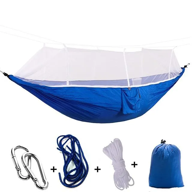 Ultralight Parachute Hammock Hunting Mosquito Net for single and couple.