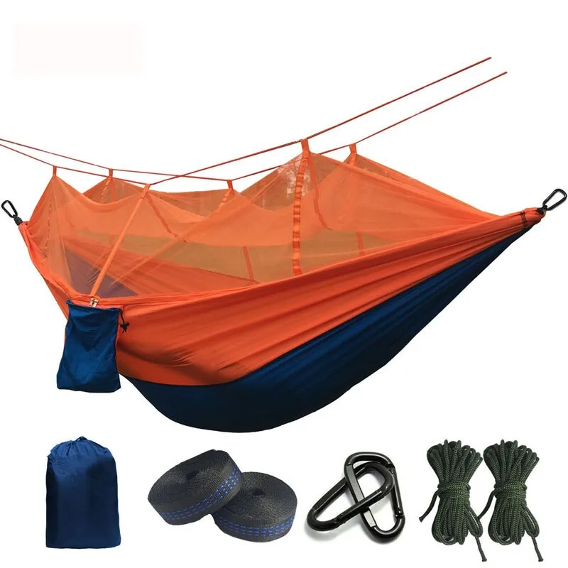 Ultralight Parachute Hammock with Mosquito Net for Outdoor Camping and Sleeping