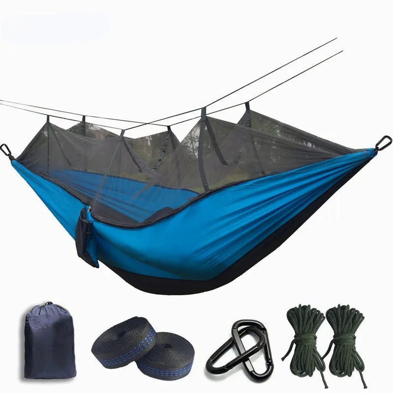 Ultralight Parachute Hammock with Mosquito Net for Outdoor Camping and Sleeping
