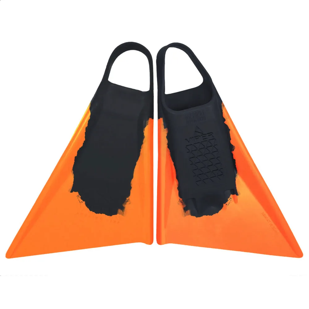 Viper Delta Icon Orange bodyboarding fins