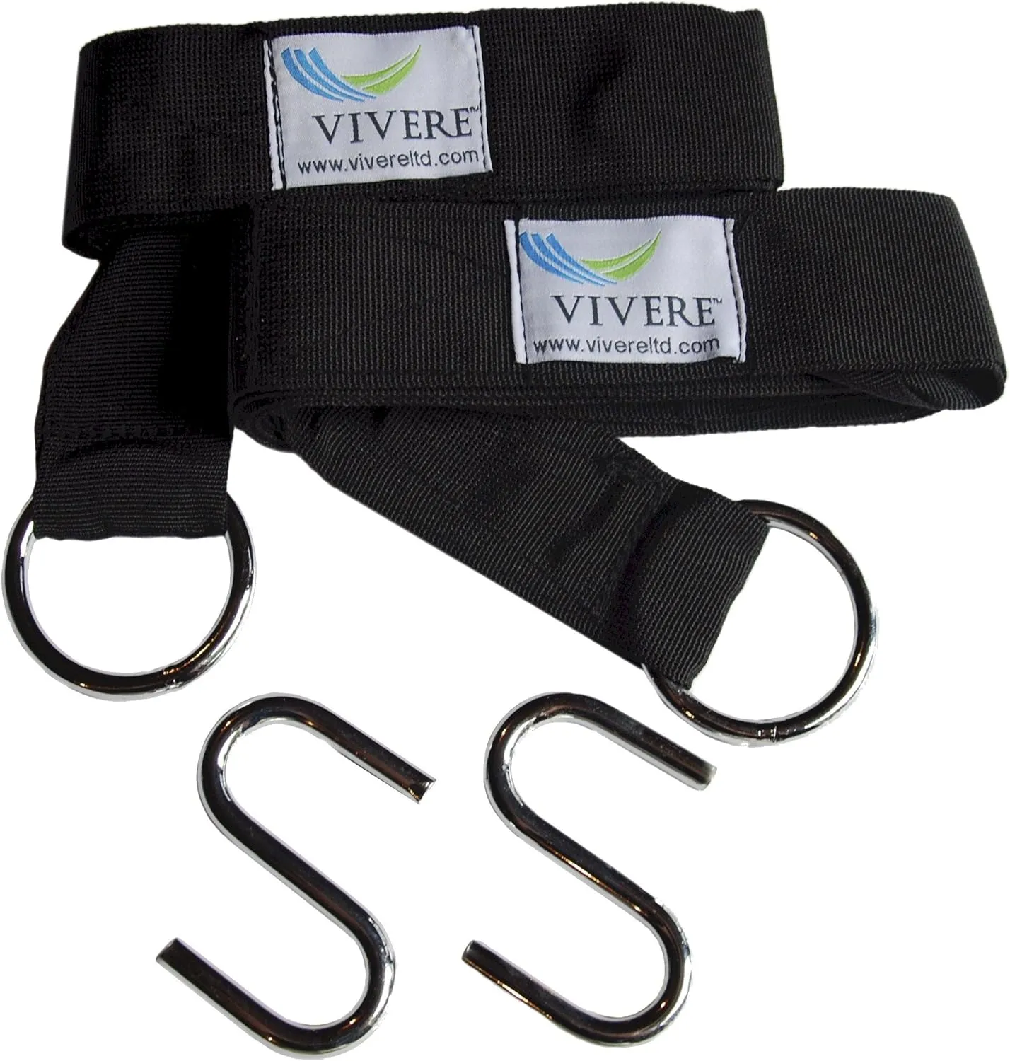 Vivere Nylon Eco-Friendly Hammock Tree Strap Set - 250 lb Weight Capacity